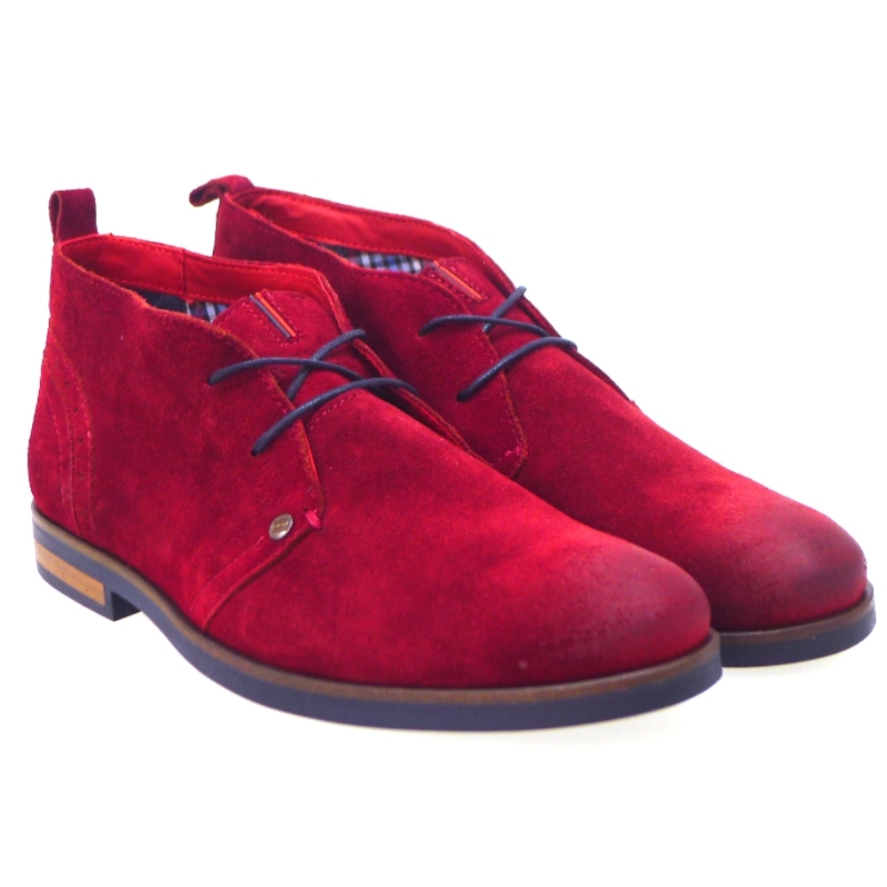 TOMMY HILFIGER botin rojo