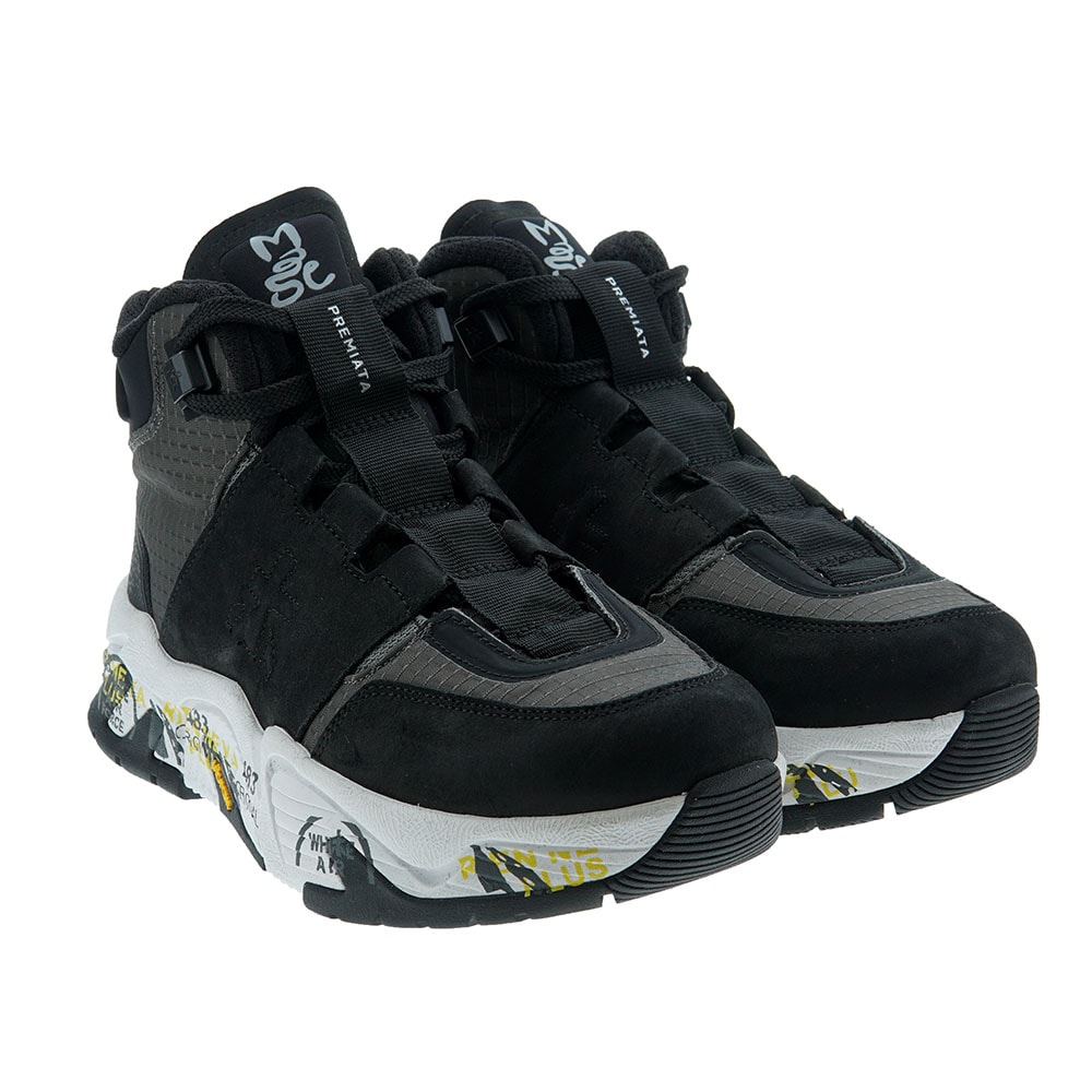 PREMIATA bota deportiva negro