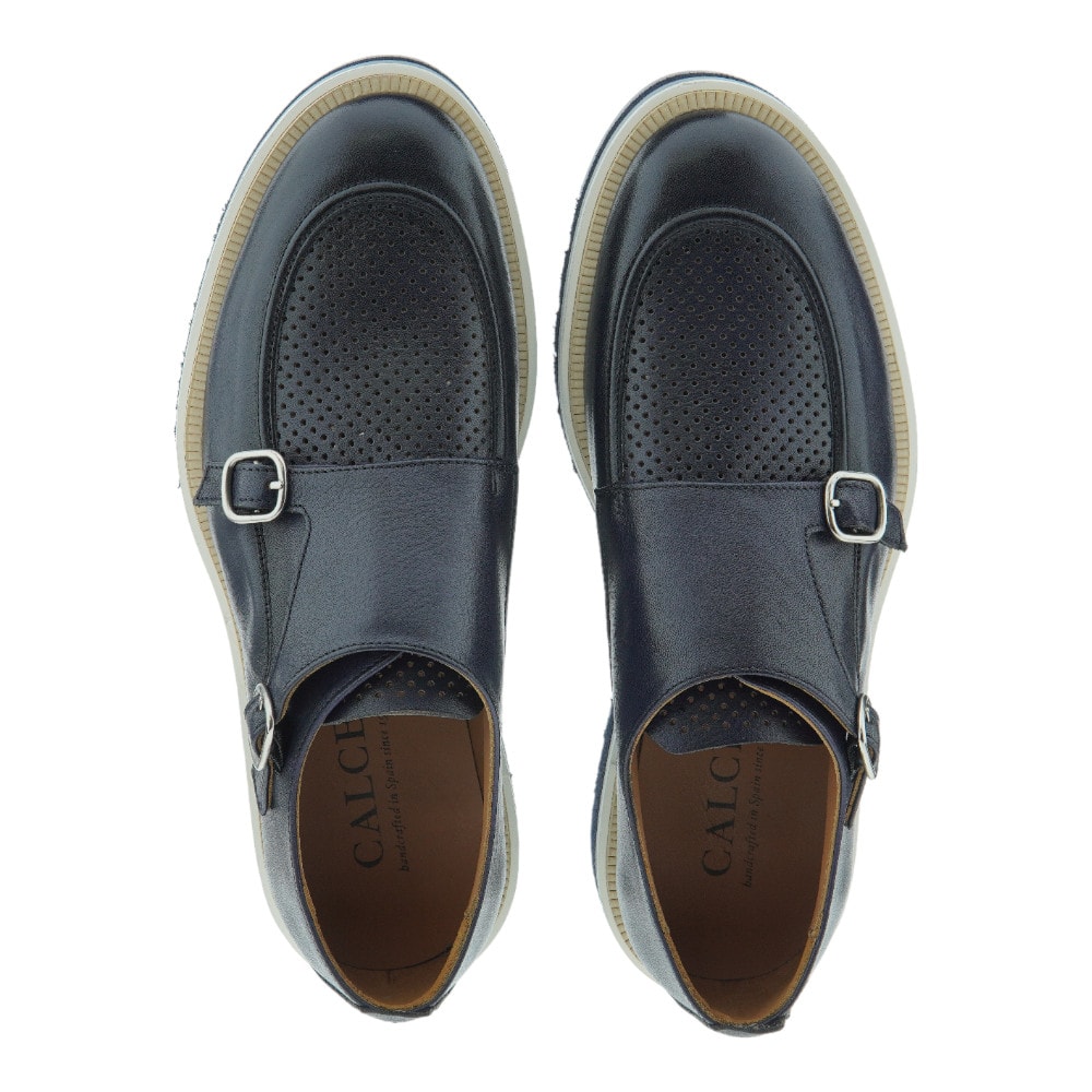 CALCE 2 hebillas azul - foto 2