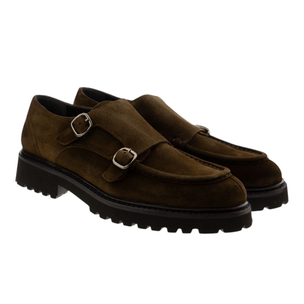 CALCE 2 hebillas marron