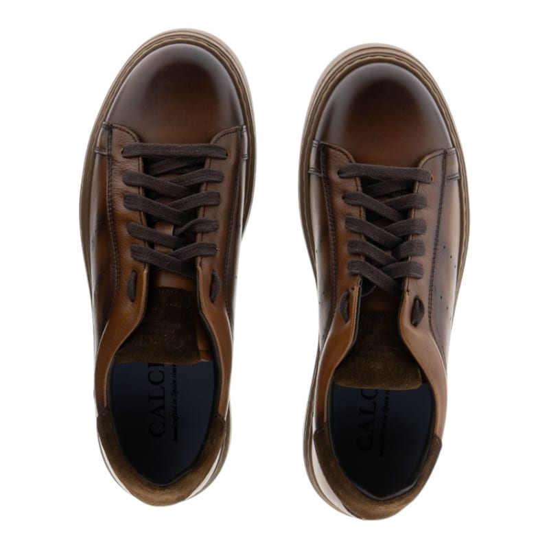 Zapatos deportivos Calce de hombre en tabaco - foto 2