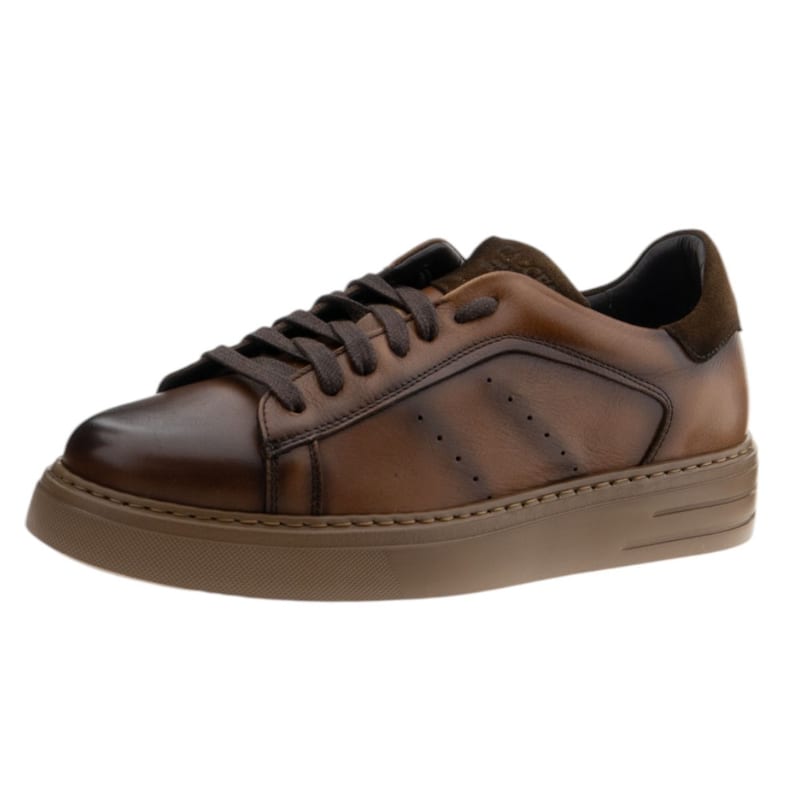 Zapatos deportivos Calce de hombre en tabaco - foto 3