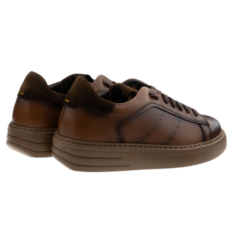 Zapatos deportivos Calce de hombre en tabaco - foto 4