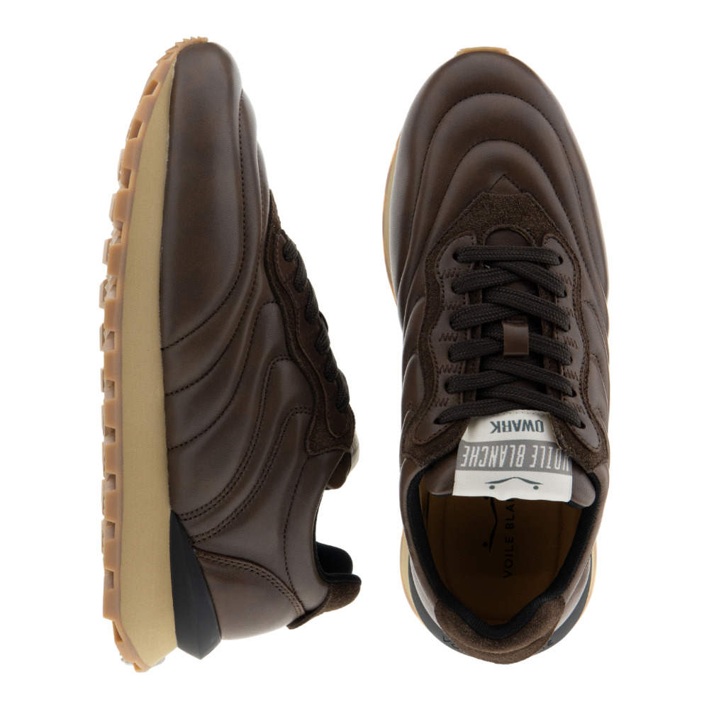 VOILE BLANCHE deportivas marron - detalle