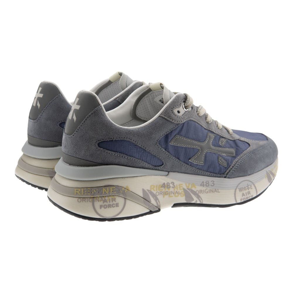 PREMIATA deportivas gris azul - foto 4