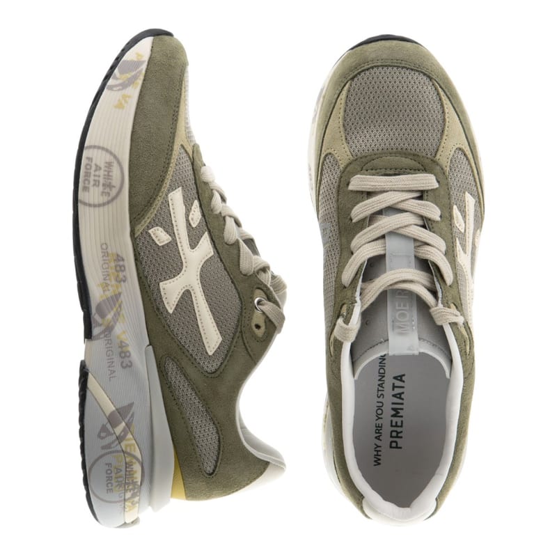 PREMIATA deportivas kaki - foto 2