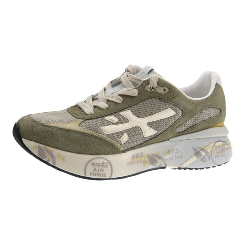 PREMIATA deportivas kaki - foto 3