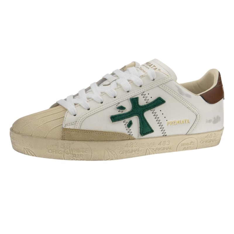 PREMIATA deportivas blanco/verde - foto 3