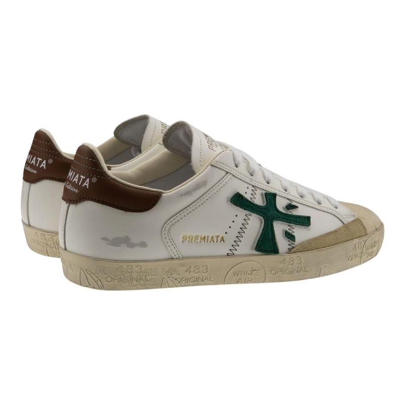 PREMIATA deportivas blanco/verde - foto 4