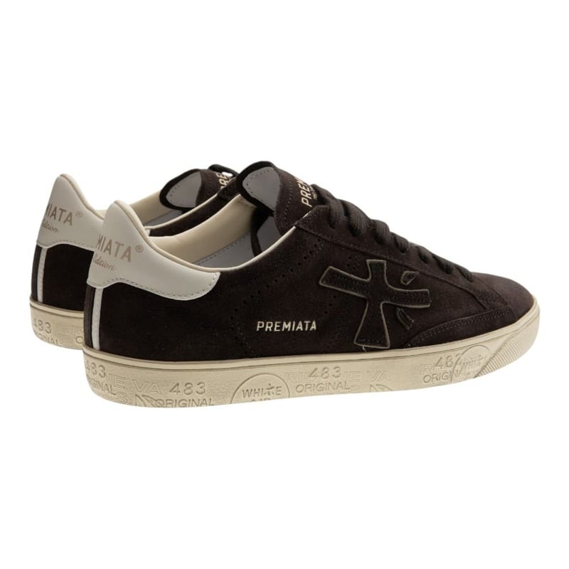 Zapatillas Premiata Steven de hombre en marrón - foto 4