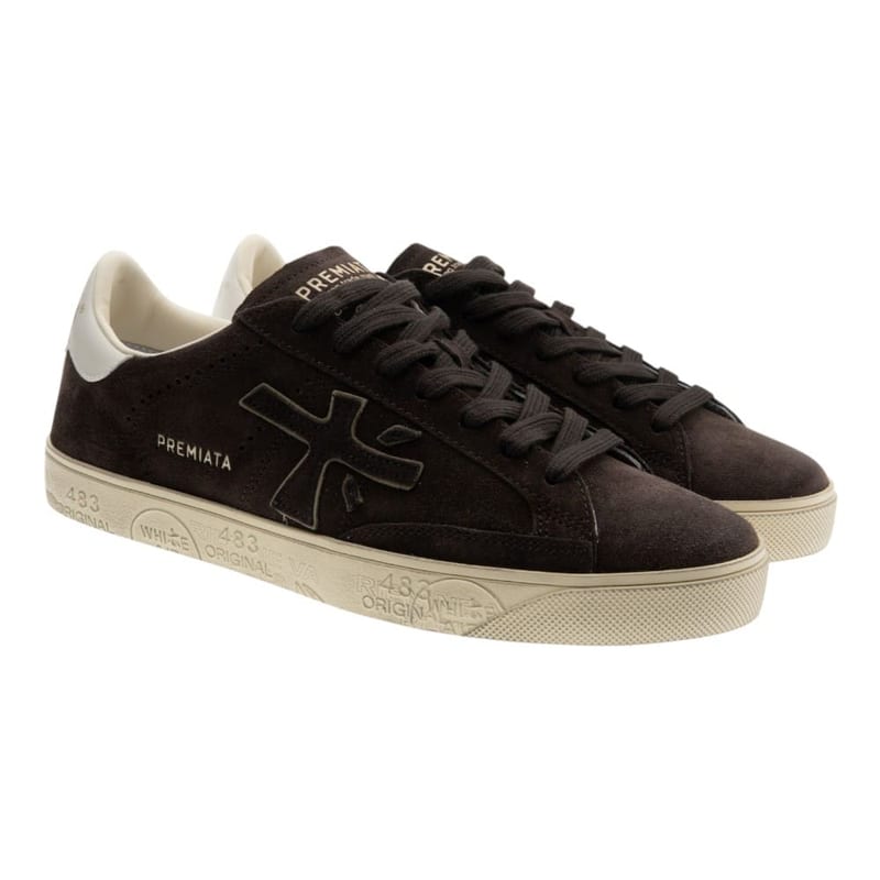 Zapatillas Premiata Steven de hombre en marrón