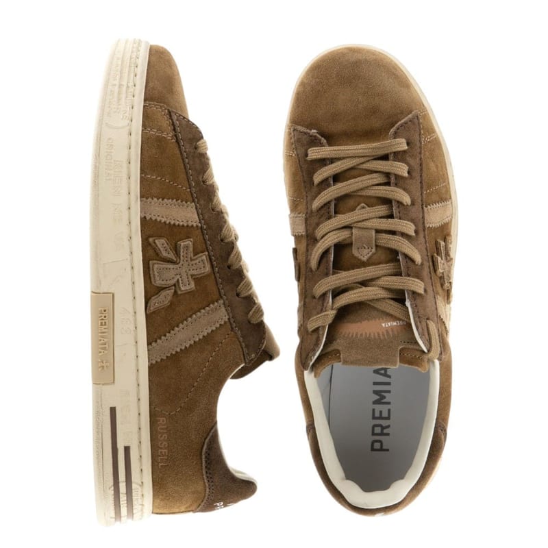 Zapatillas Premiata Russell de hombre en color cuero - foto 2