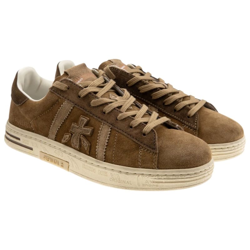 Zapatillas Premiata Russell de hombre en color cuero