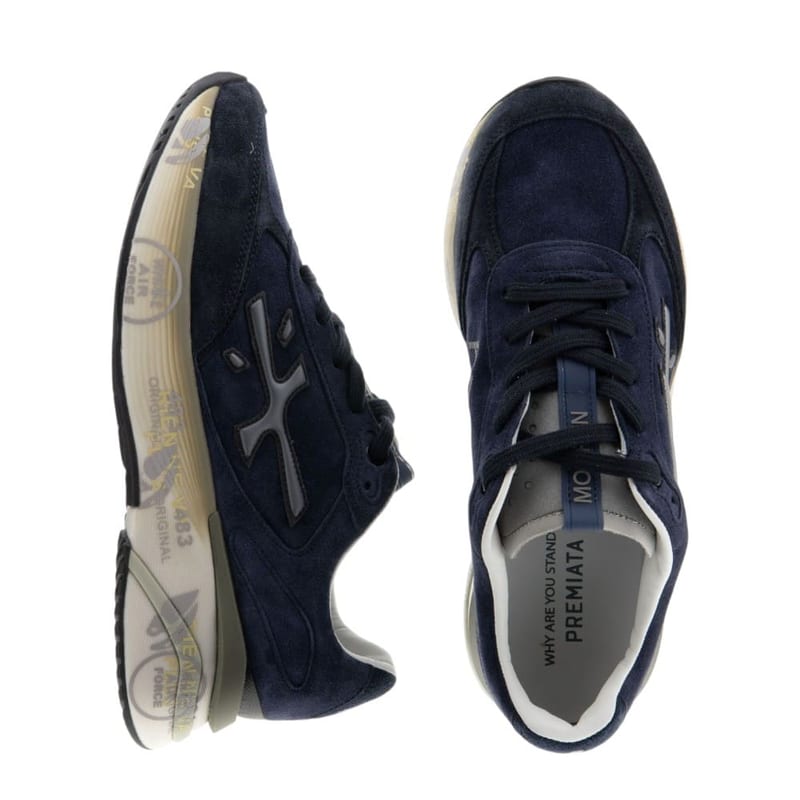 Zapatillas Premiata Moerun de hombre en azul - foto 2