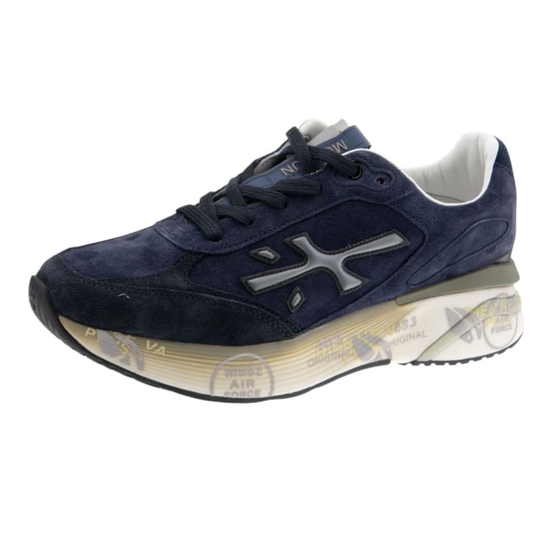 Zapatillas Premiata Moerun de hombre en azul - foto 3