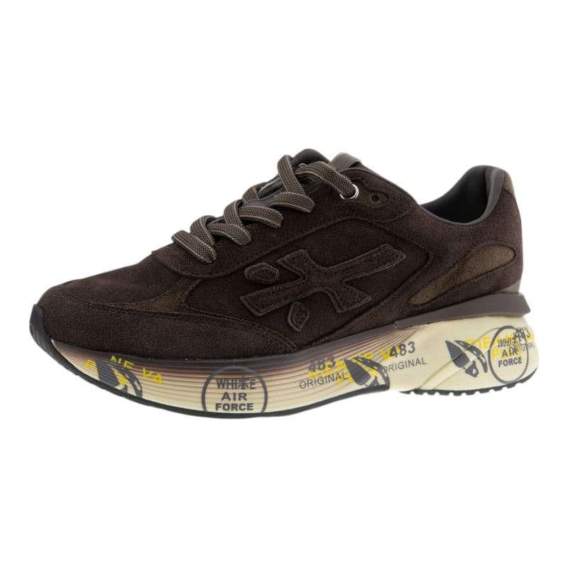 Zapatillas Premiata Moerun de hombre en color chocolate - foto 3