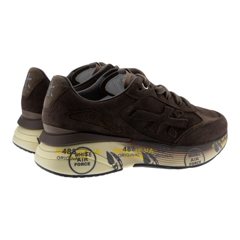 Zapatillas Premiata Moerun de hombre en color chocolate - foto 4