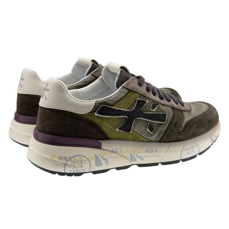 Zapatillas Premiata Mick de hombre en kaki - foto 4