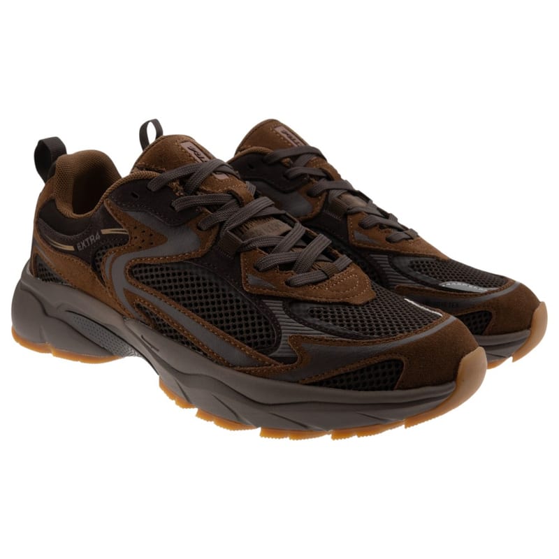 Zapatillas Extra4 de hombre en marrón