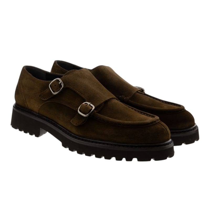 CALCE 2 hebillas marron